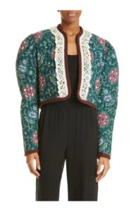 Robina Floral Quilted Cotton Jacket
