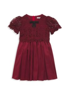 Little Girl's & Girl's Guipure Lace Dress