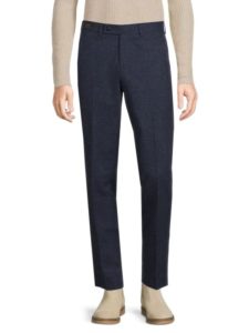 Jerome Crosshatch Wool Blend Pants
