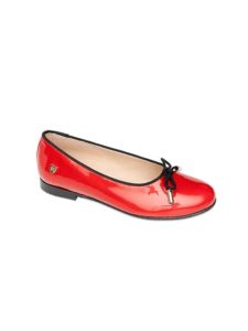 Girl's Bianca Leather Flats
