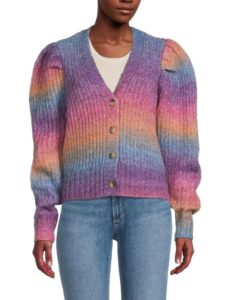 Wool Blend Ombre Cardigan