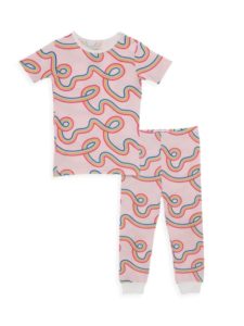 Little Girl's Taffy Printed Pajama Set