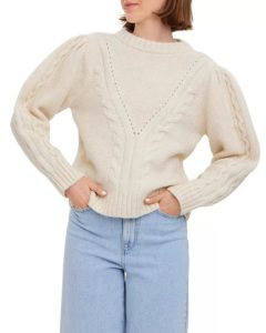 Elena Puff Sleeve Sweater