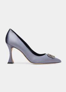 Floritanuhi Silk Buckle Pumps