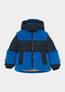 Boy's Calder Puffer Fleece Jacket, Size 3-12