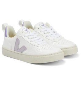 V10 Faux Leather Sneakers