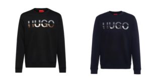 Hugo Boss - Relaxed Fit Sweatshirt with Split Logo