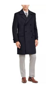 Men's Classic-fit Double Breasted Lumber Peacoat