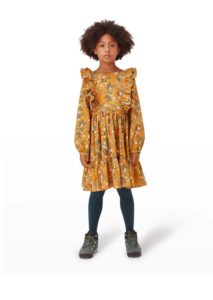Girl's Clea Floral-print Dress, Size 3-6