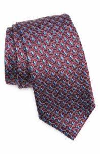 Neat Paisley Silk Tie