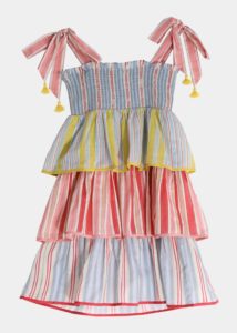 Girl's Pattie Tiered Ruffle Dress, Size 1-10