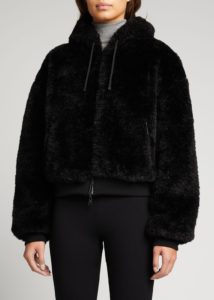 Faux-shearling Hoodie