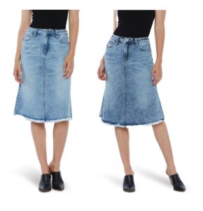 Wash Lab Classic Denim Skirt