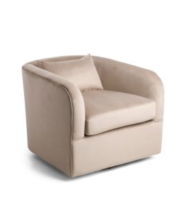 Velvet Aires Swivel Chair