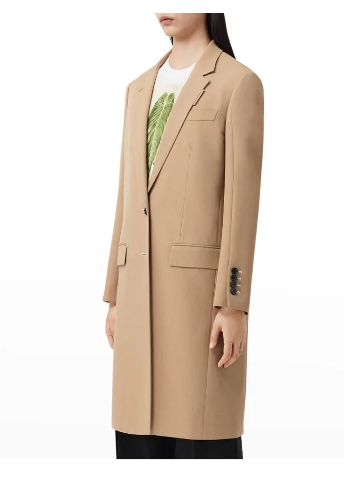 fascisme havik onstabiel Sale on Burberry Ockley Single-breasted Long Coat Size 6