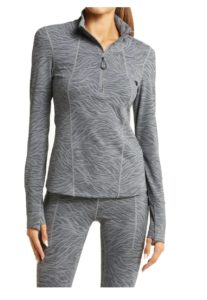 Basalt Jacquard Half Zip Running Top