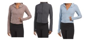 Lux Flared Bottom Cropped Jacket