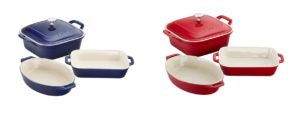 4-piece Ceramic Baking Dish Set