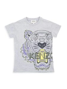 Little Girl's & Girl's Tiger Print Graphic Tee