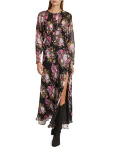 Daya Floral Print Maxi Dress