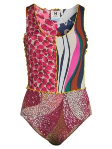 Mixed Print One-piece Swimsuit