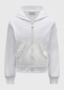 Girl's Zip-front Fleece Hoodie Jacket, Size 8-12