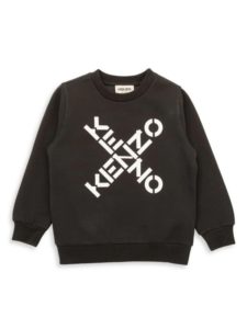 Little Kid's & Kid's Cross Print Logo Sweatshirt