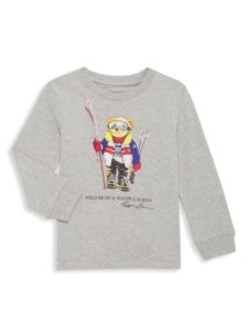 Baby Boy's Ski Polo Bear Sweatshirt