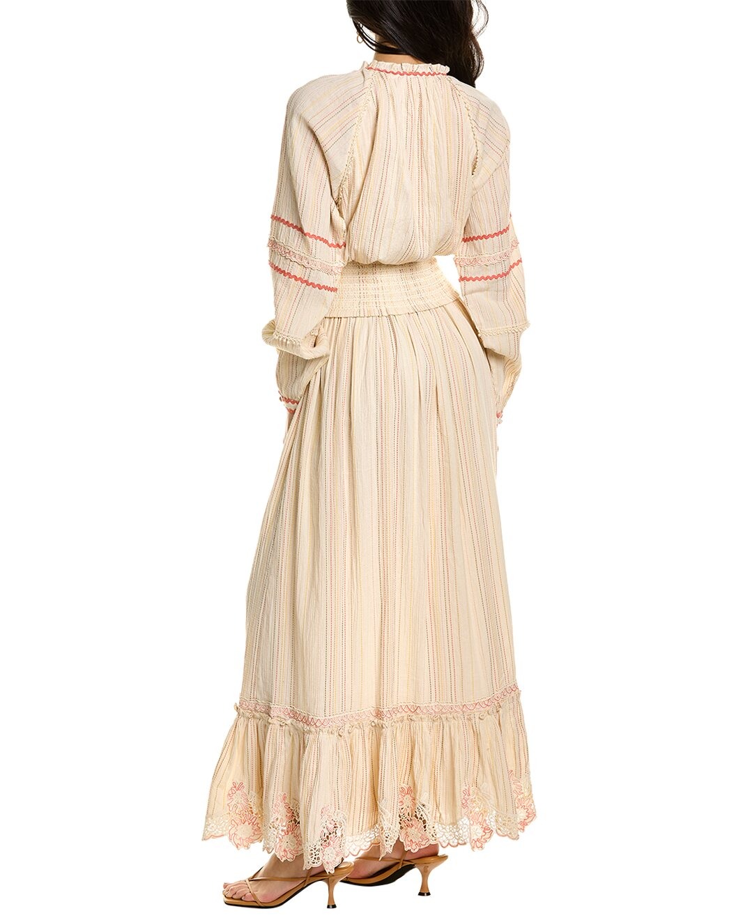 Sale on Hemant & Nandita Hemant & Nandita Smocked Waist Maxi Dress