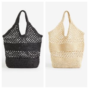 Crochet-look Shopper