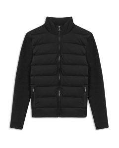 Colby Quilted Knit Sleeve Down Jacketp