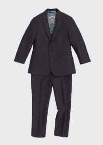 Boys' Two-piece Mod Suit, Vintage Black, 2t-14