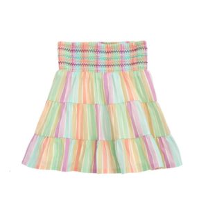 Kids' Smocked Waist Cotton Pixie Skirt Size 2-3