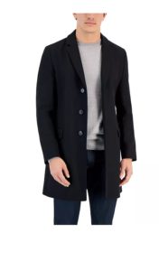 Boss Men's Migor Slim-fit Solid Wool Overcoat