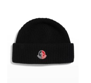 2 Moncler 1952 Patch Beanie