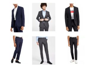 Men's Modern Fit Suit Wool Separates
