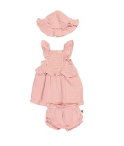 Newborn Girl 2pc Dress Set