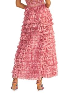 Arlene Ruffle Maxi Skirt