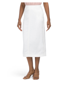 Linen Blend Evan Skirt
