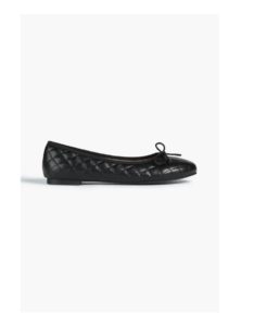 Amelie Quilted Leather Ballet Flats