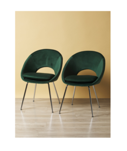 2pk 33in Metro Cut out Contemporary Chair Set