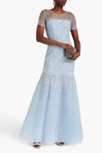 Embellished Tulle Gown