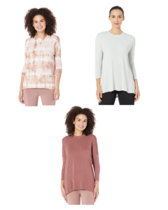 3/4 Sleeve Slouchy Luxe Tee Up to 46% off