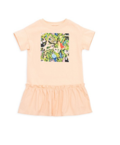 Little Girl's & Girl's Tropical Crewneck Dress