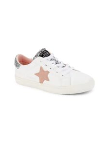 Little Girl's & Girl's Renee Glitter Star Sneakers
