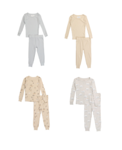 Toddler and Little Kid Ribbed Sleep Set