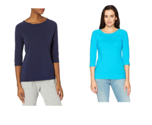 Women's Stretch Cotton Raglan Sleeve Tee