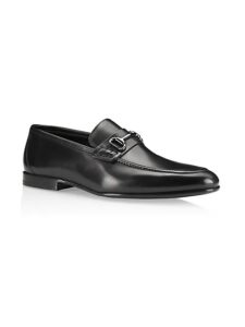 Agostino Bit Leather Loafers