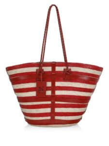 Large Palm Leaf Watermill Tote
