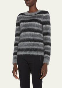 Colonia Stripe Fuzzy Top
